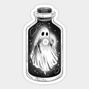 Ghost in a bottle Sticker